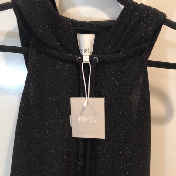 MINKPINK x MPC Metallic Cold Shoulder Hoodie - Picture 3 of 6